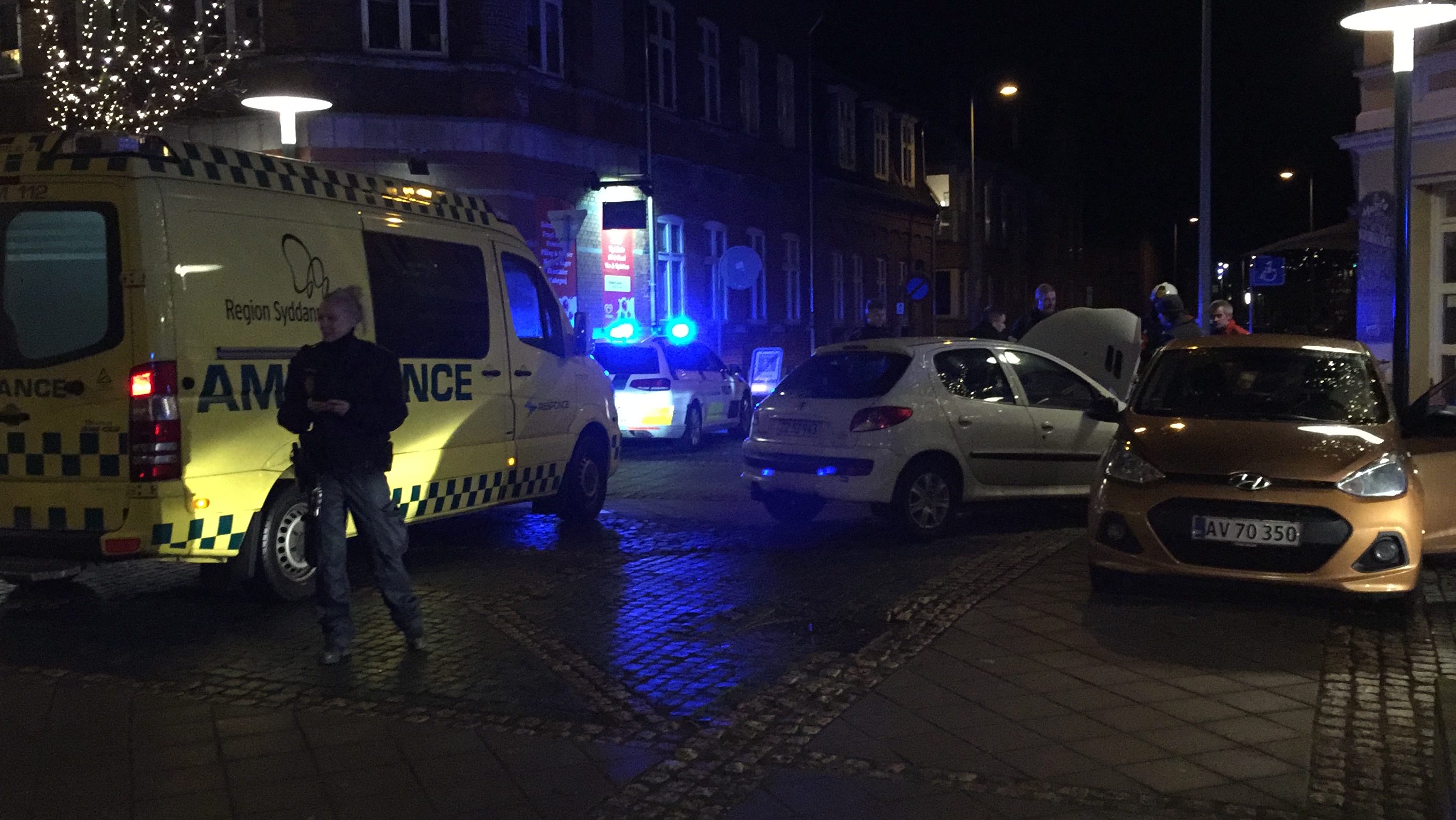 FÆRDSELSUHELD I GOTHERSGADE TORSDAG AFTEN