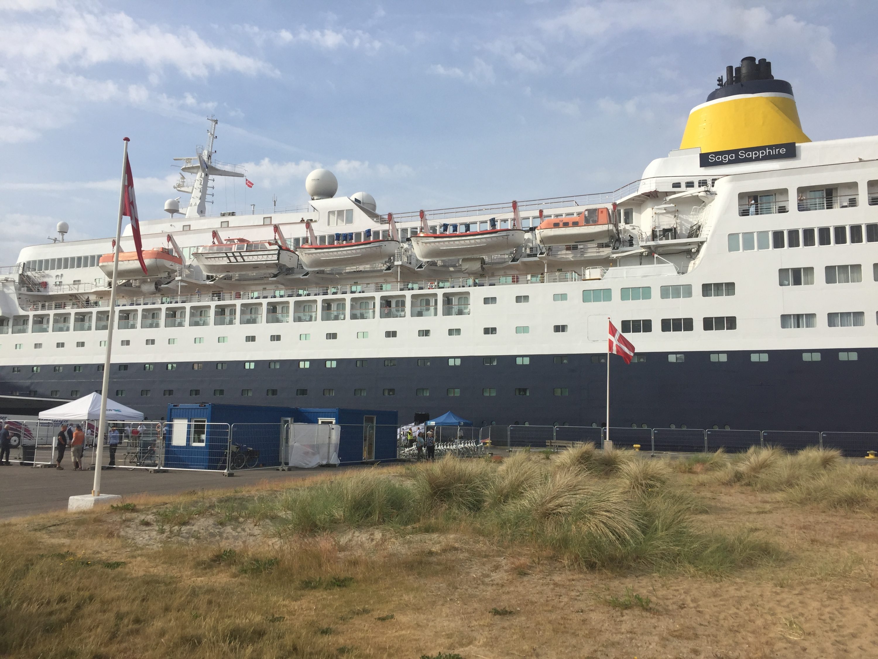 SAGA SAPPHIRE BRAGTE 750 BRITISKE GÆSTER TIL FÆSTNINGSBYEN
