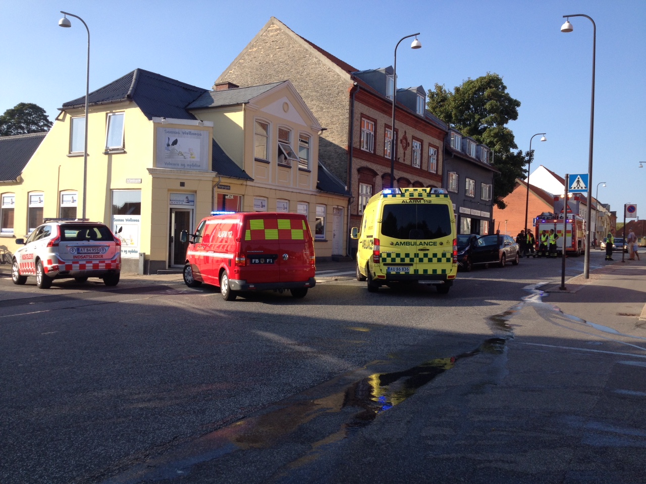 Mindre sammenstød i Norgesgade