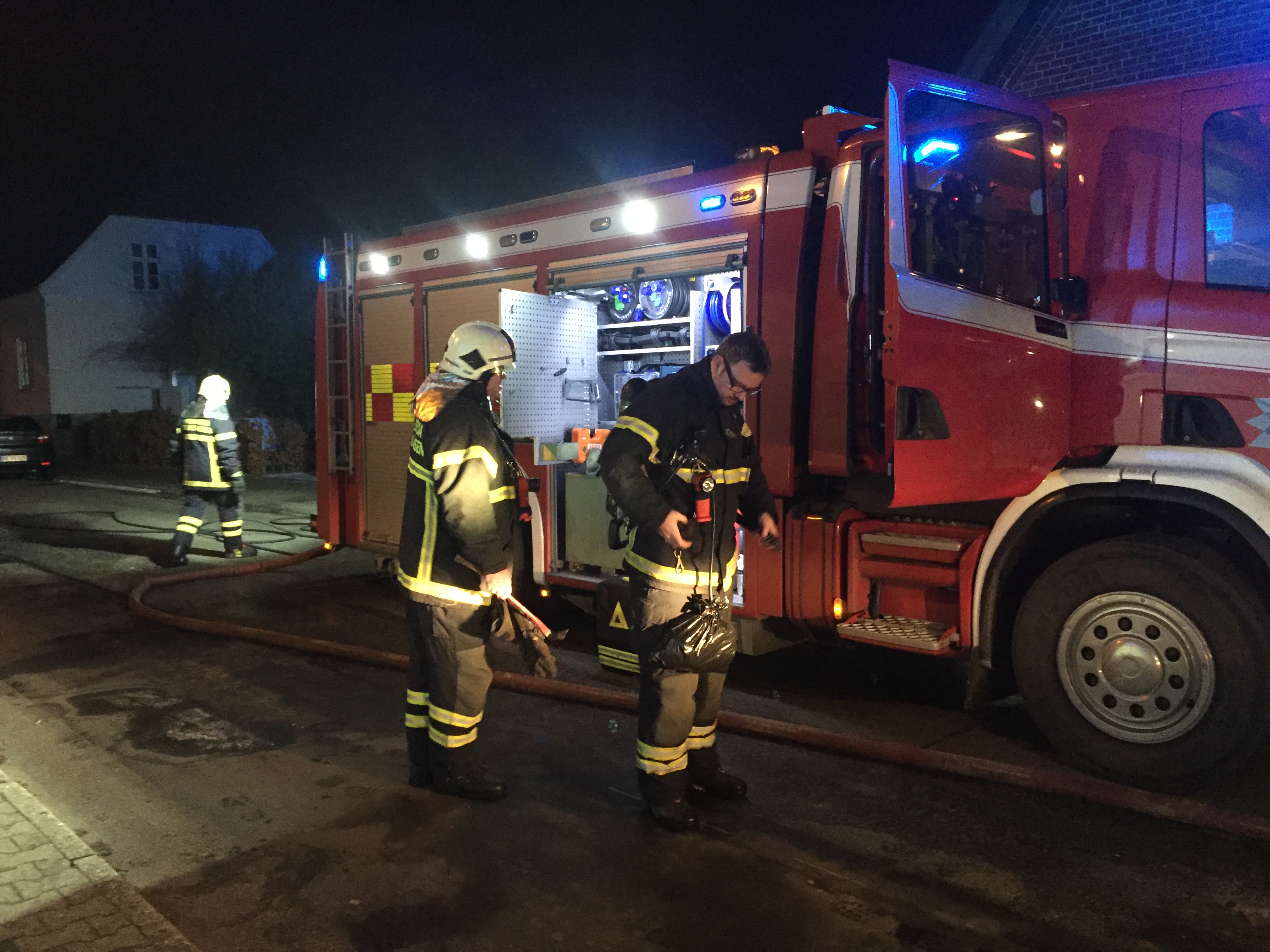 Brand i villa på Odinsvej