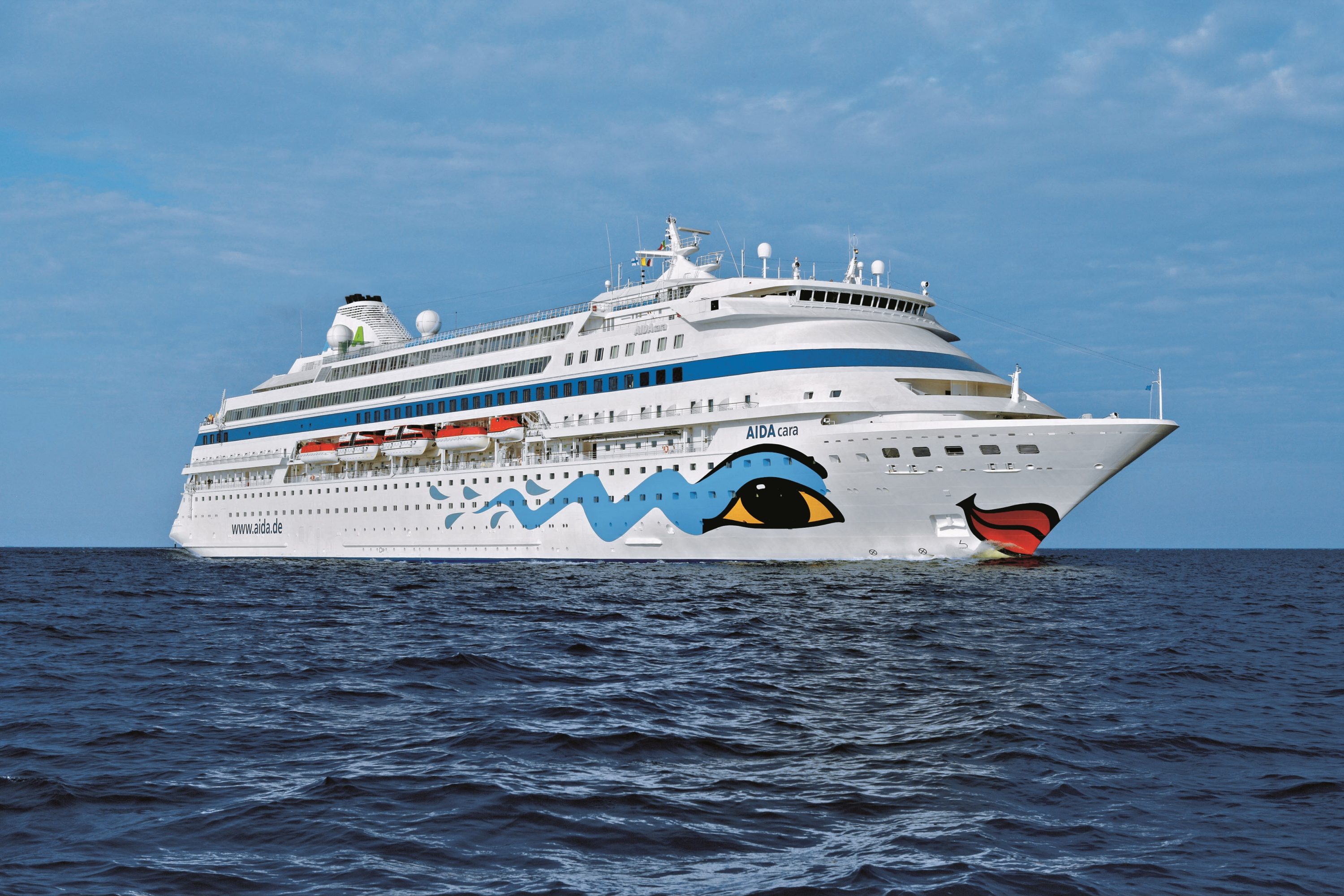 Krydstogtskib fra AIDA Cruises anløber Fredericia lørdag den 16. juni
