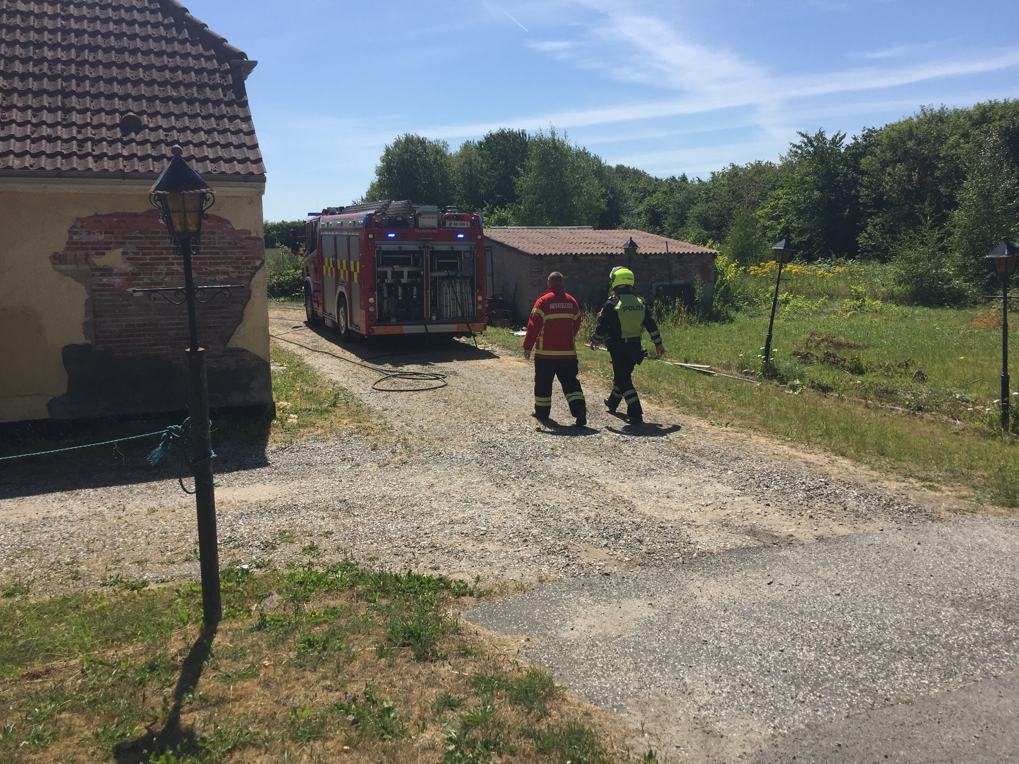 BILBRAND PÅ KOLDING LANDEVEJ