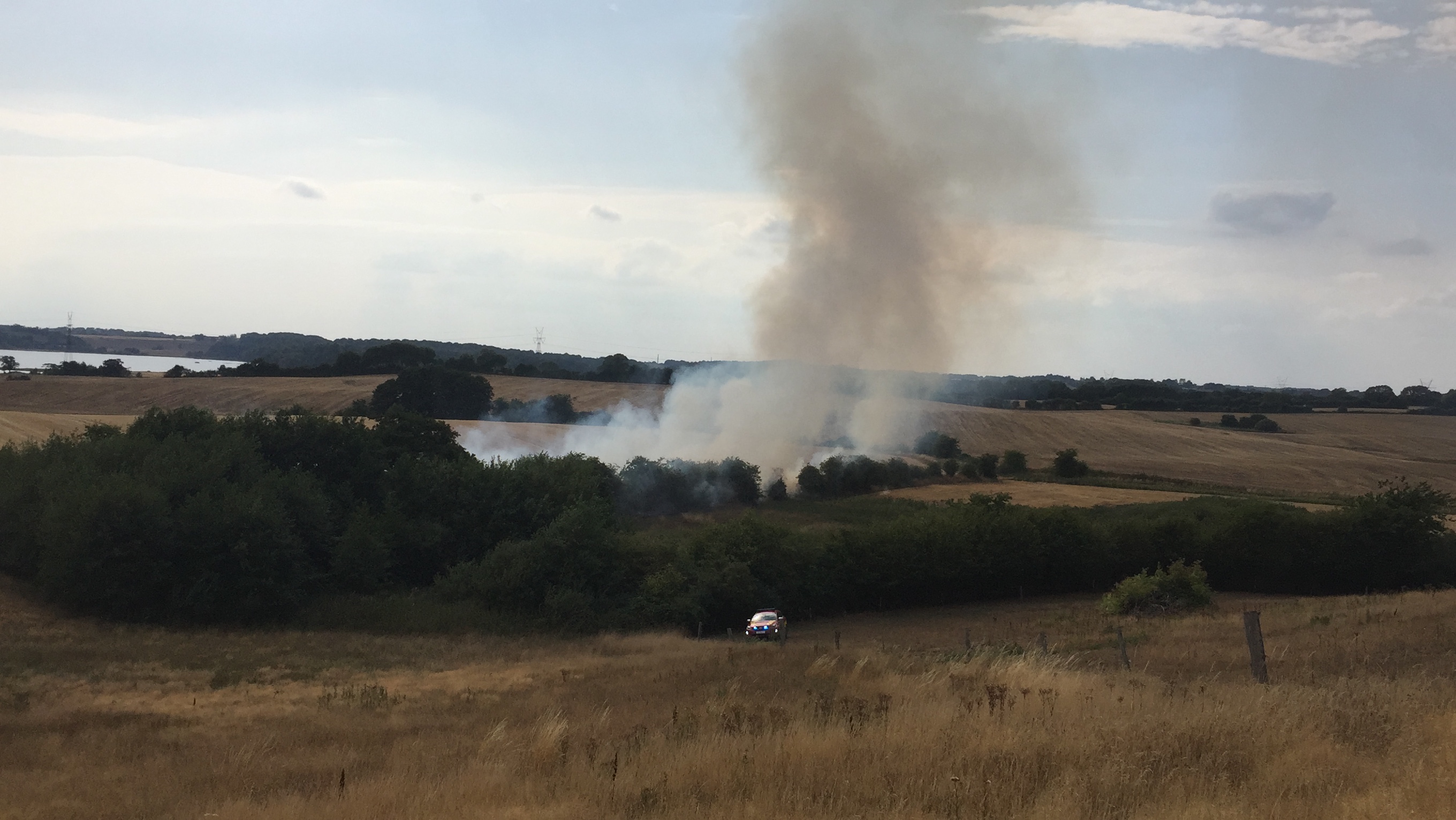 SE VIDEO : MARKBRAND I SKÆRBÆK UDVIKLER SIG MINUT FOR MINUT