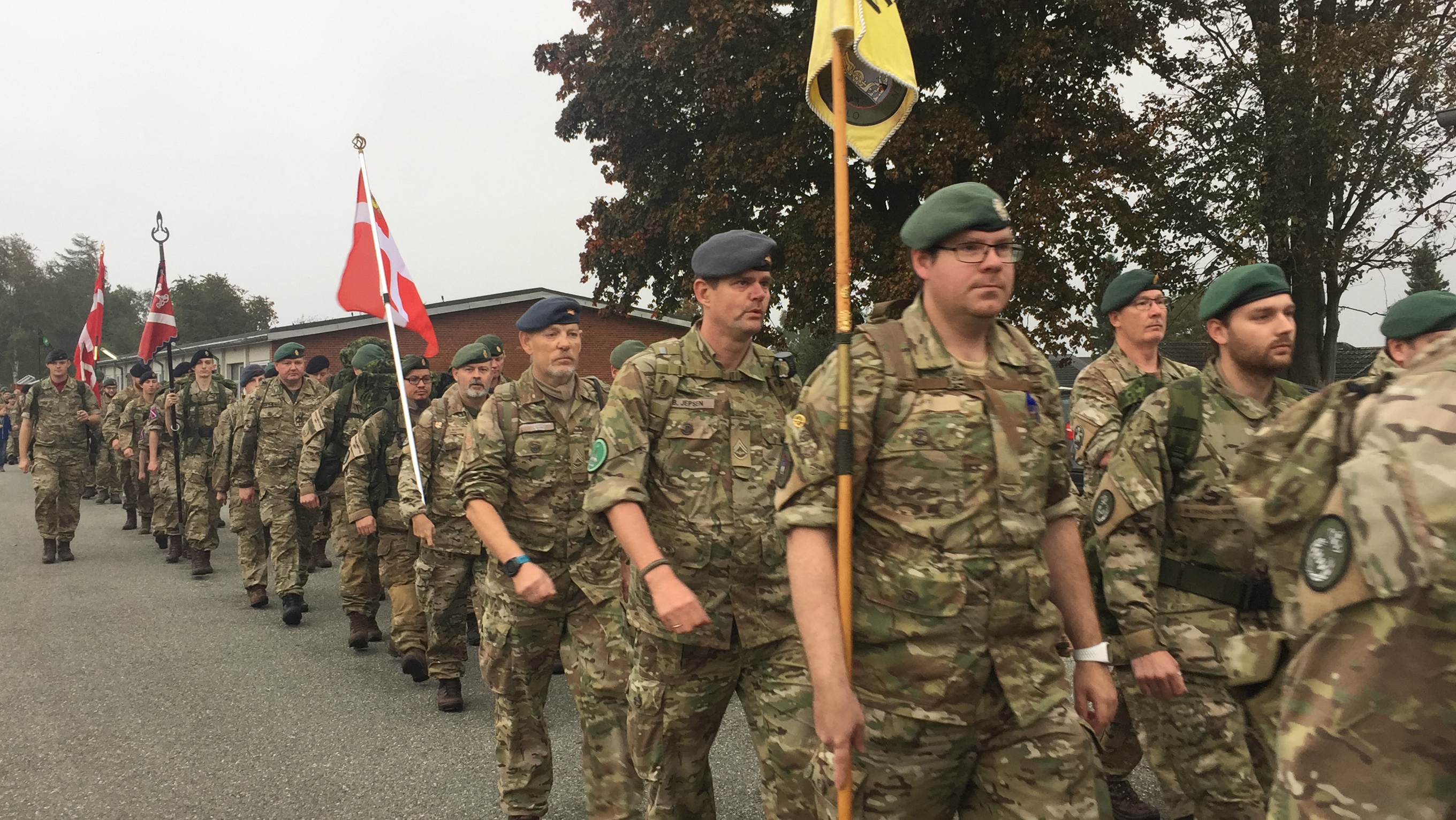 MEDALJEMARCH 2018 – SOLDATER OG CIVILE GIK MARCH I FREDERICIA