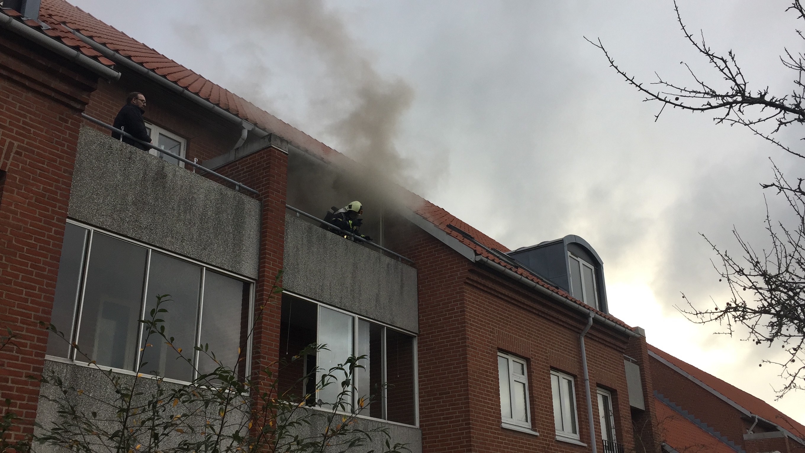 ILD I LEJLIGHED I KONGENSSTRÆDE I FREDERICIA