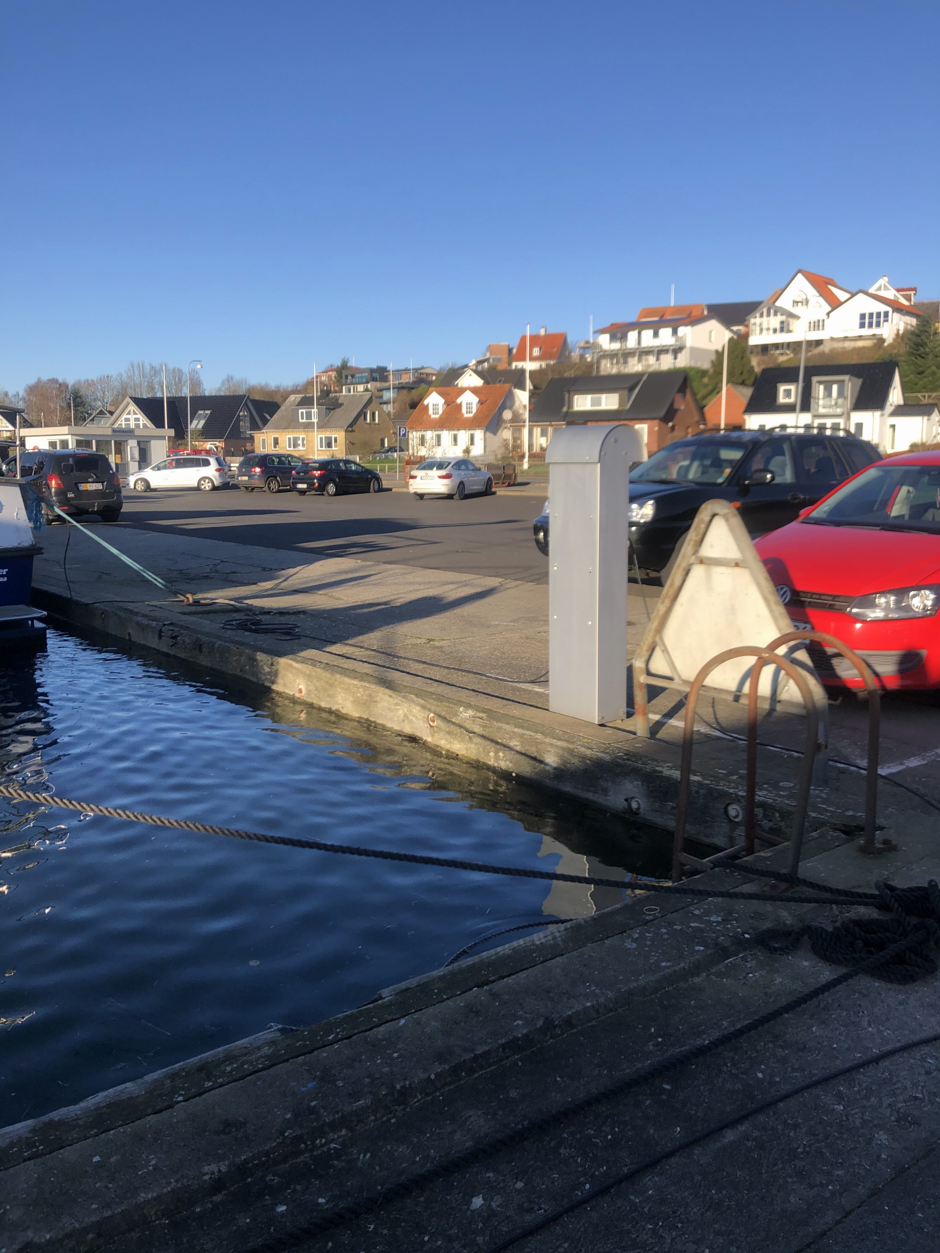 HØJ VANDSTAND I SKÆRBÆK HAVN