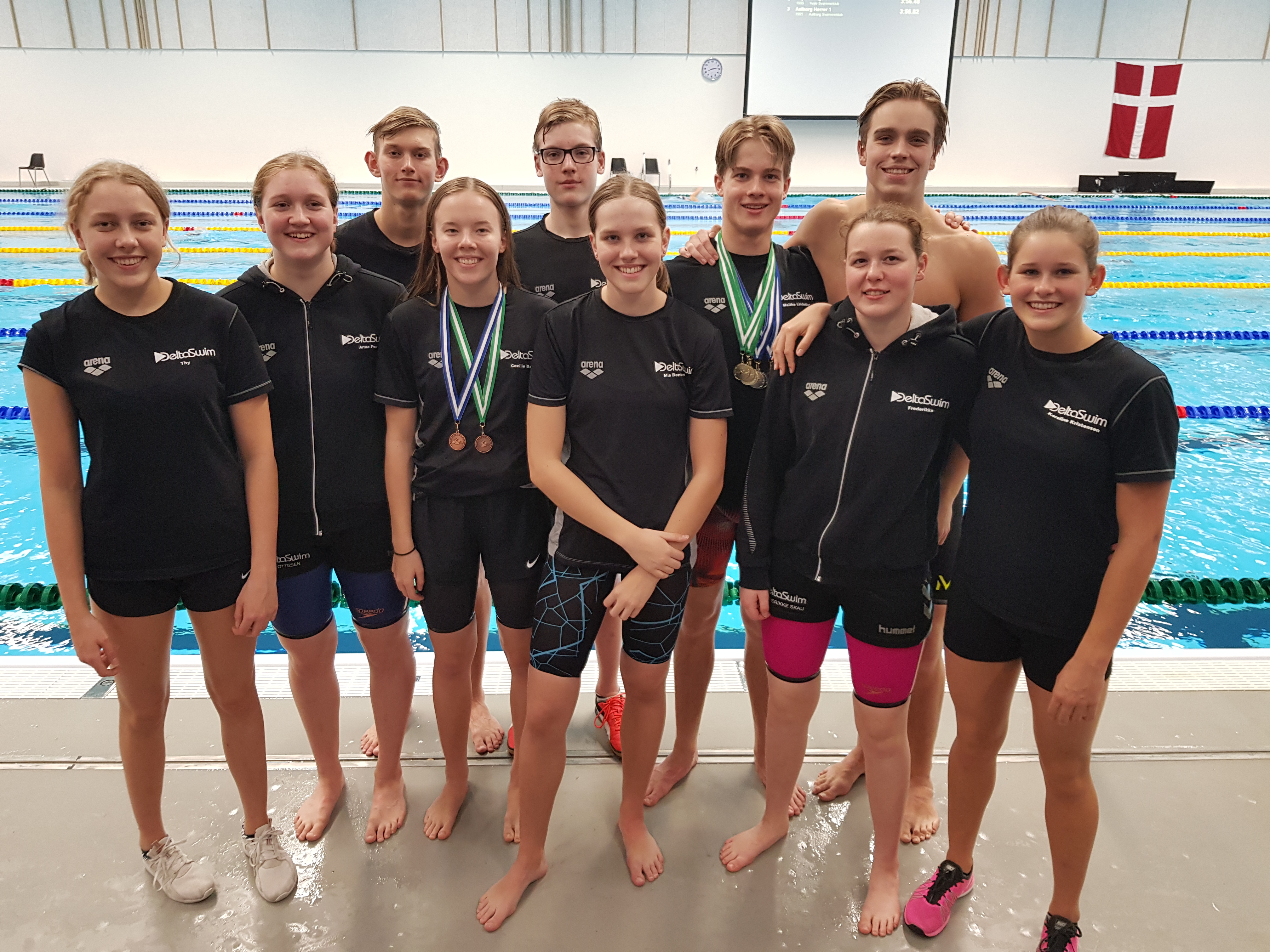 Deltaswim havde 10 svømmere med til Vestdanske mesterskaber