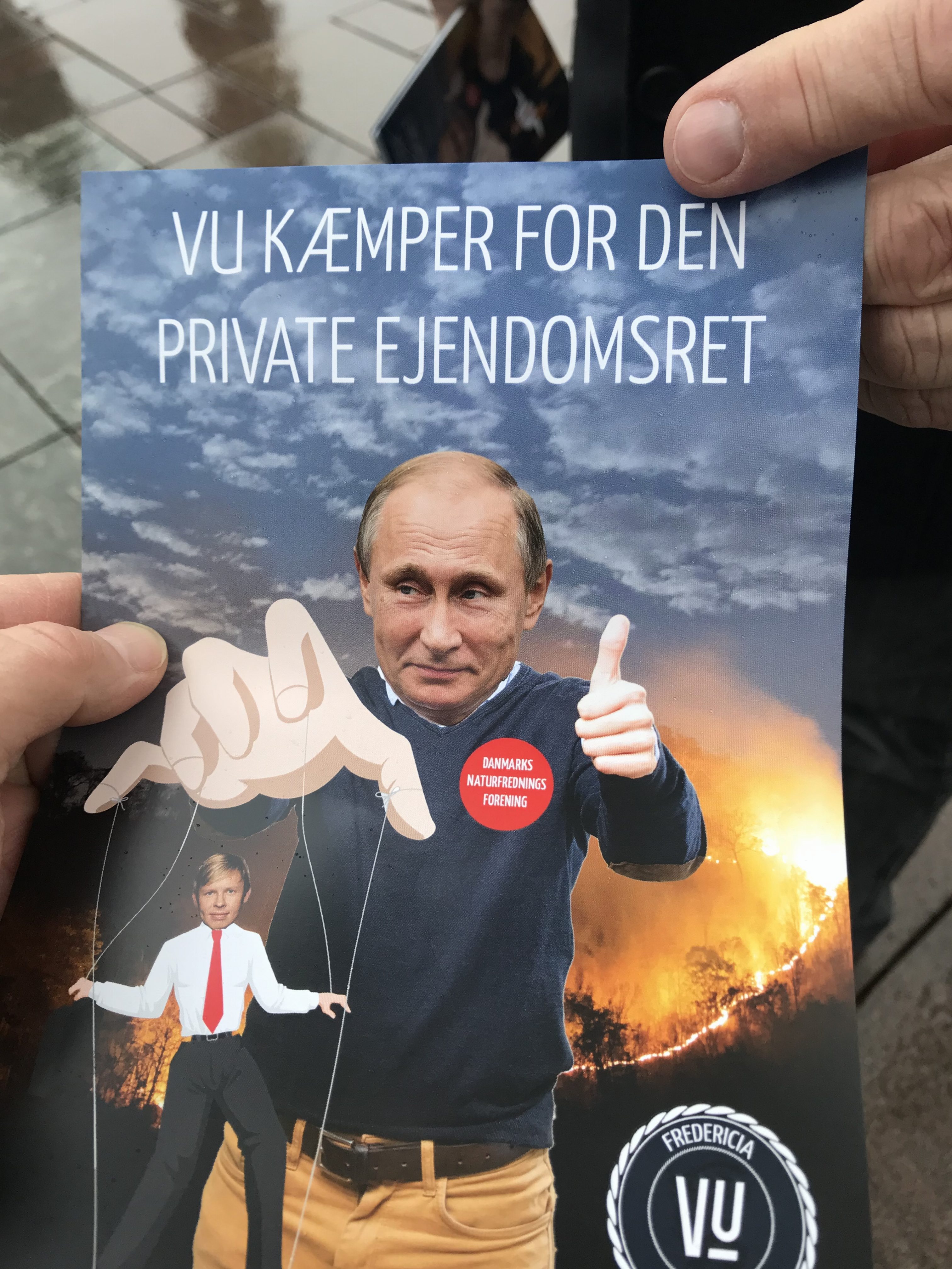 VENSTRES UNGDOM PÅ GADEN – VIL BESKYTTE DEN PRIVATE EJENDOMSRET