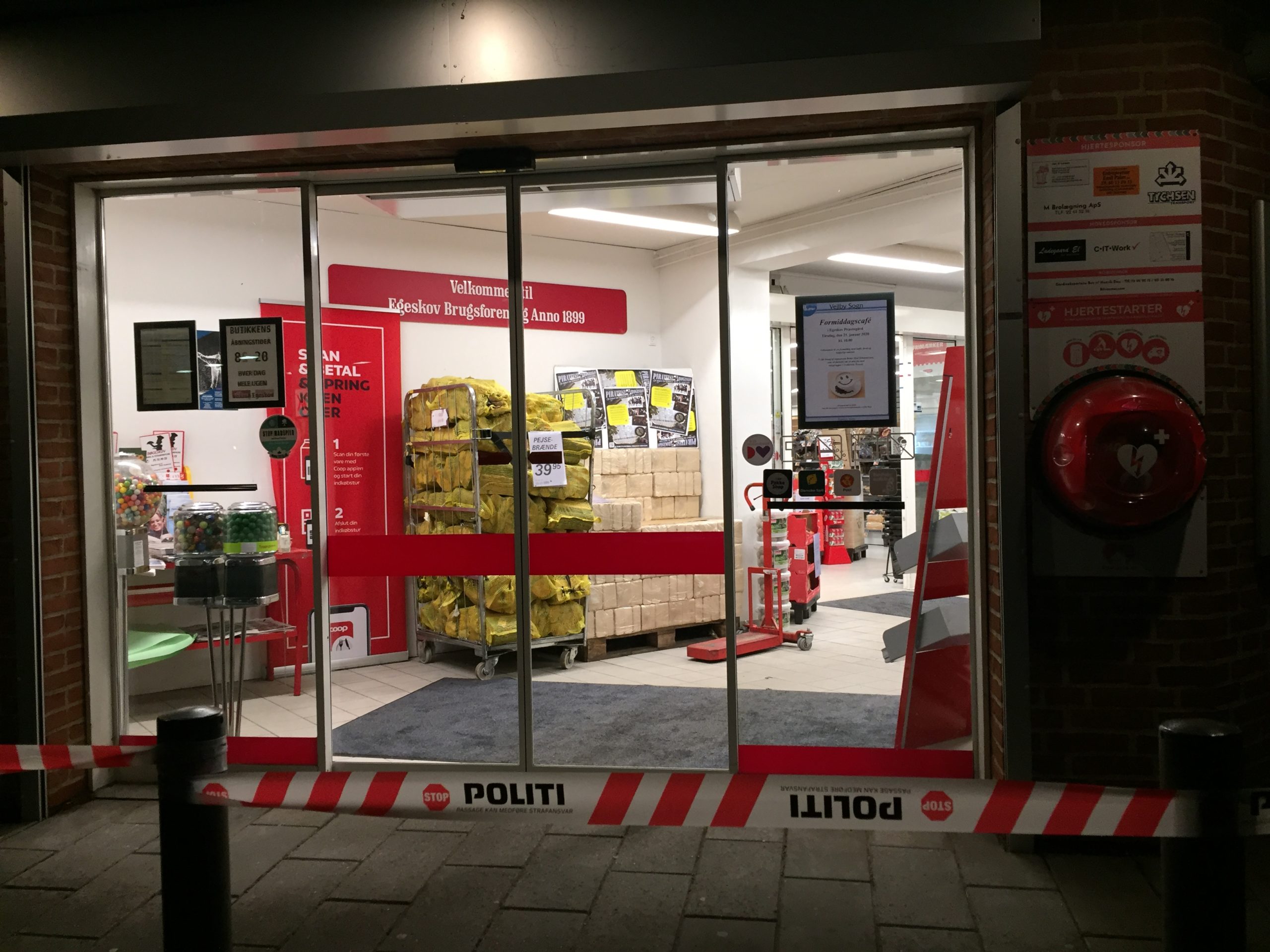 Røveri mod Dagli´Brugsen i Egeskov