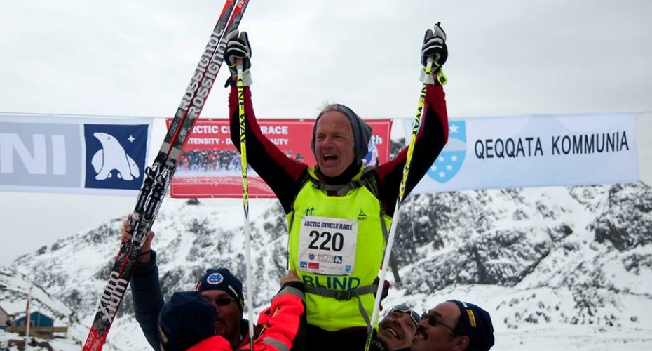 Man kan hvad man sætter sig for: Blind mand vil løbe på ski på nordpolen
