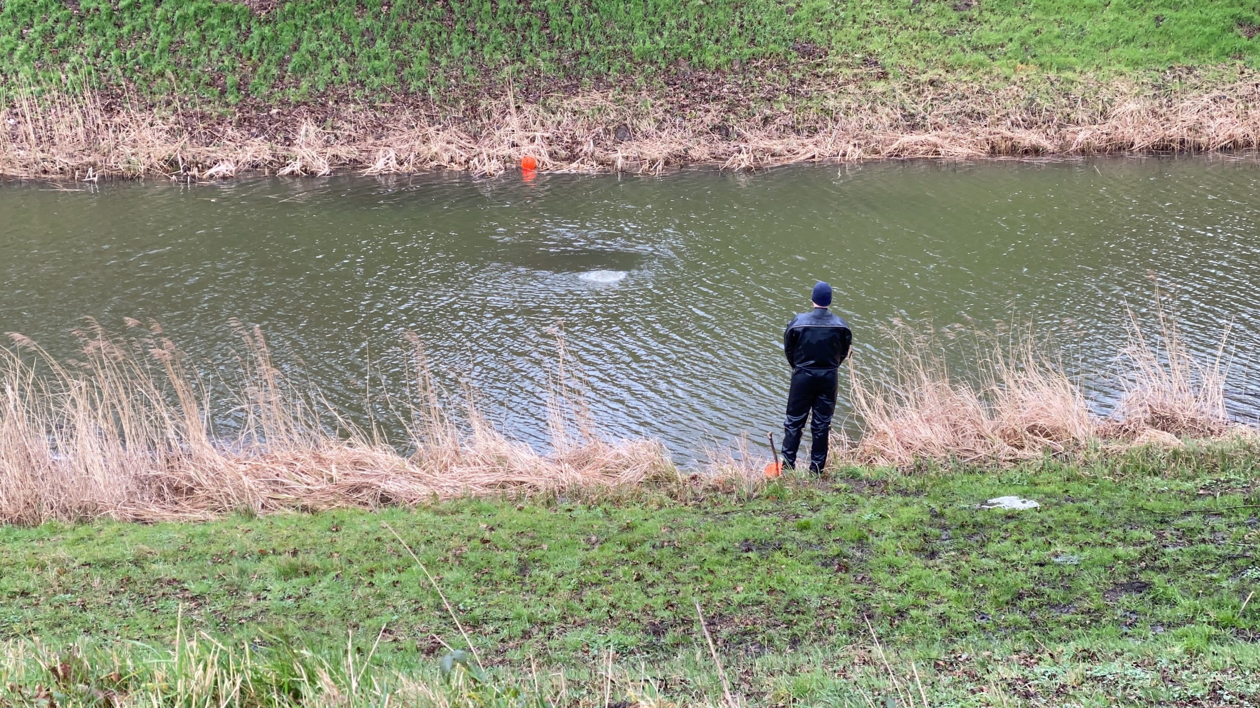 Søgning i voldgraven i Fredericia er afsluttet