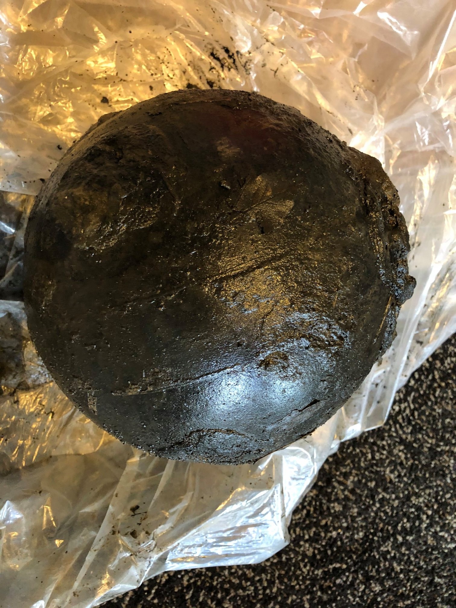 Granat fundet i Voldgraven