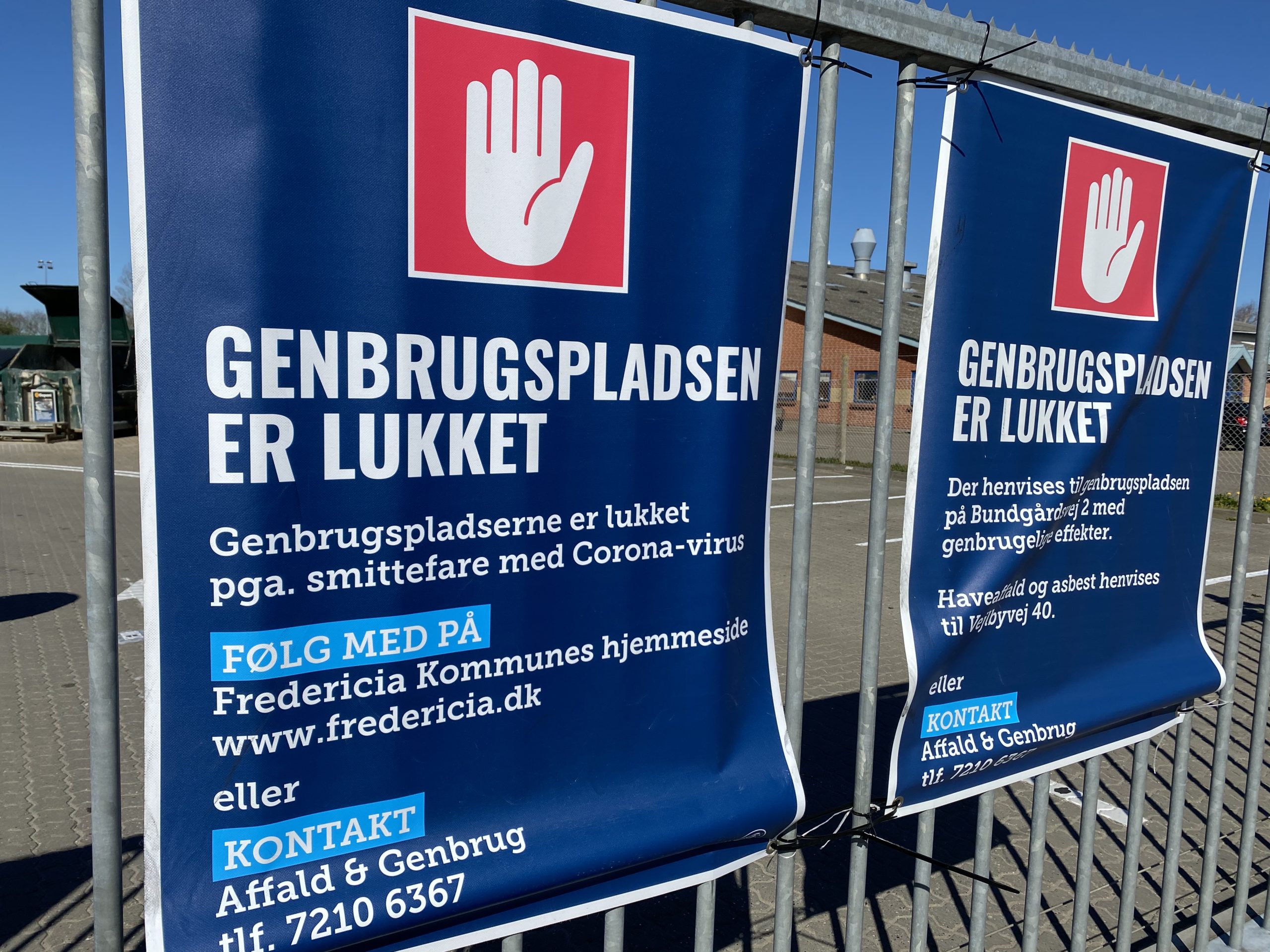 V, DF & K: Genbrugspladsen på Industrivej skal åbnes nu!
