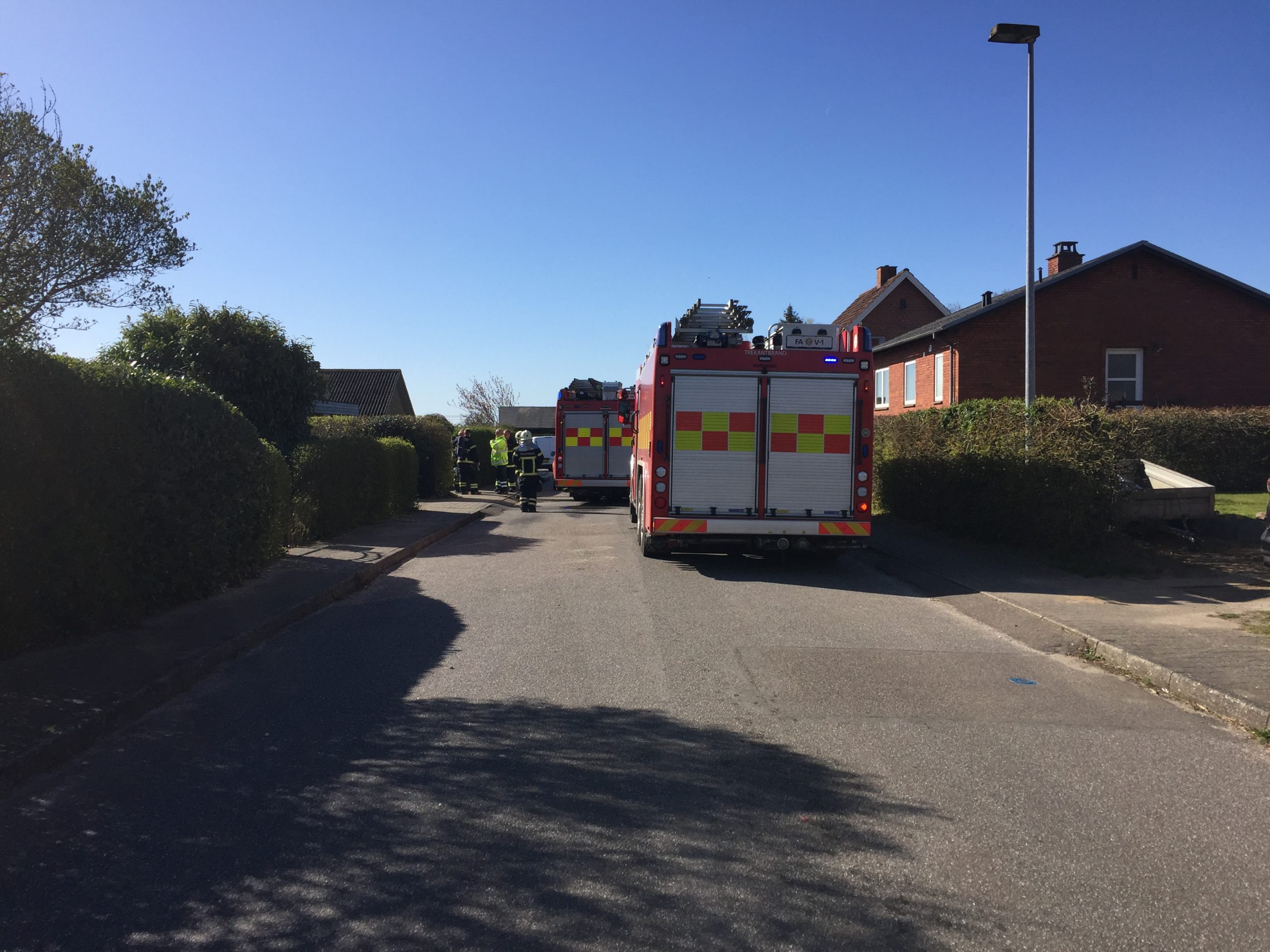 Brandvæsnet kørte forgæves til formodet villabrand