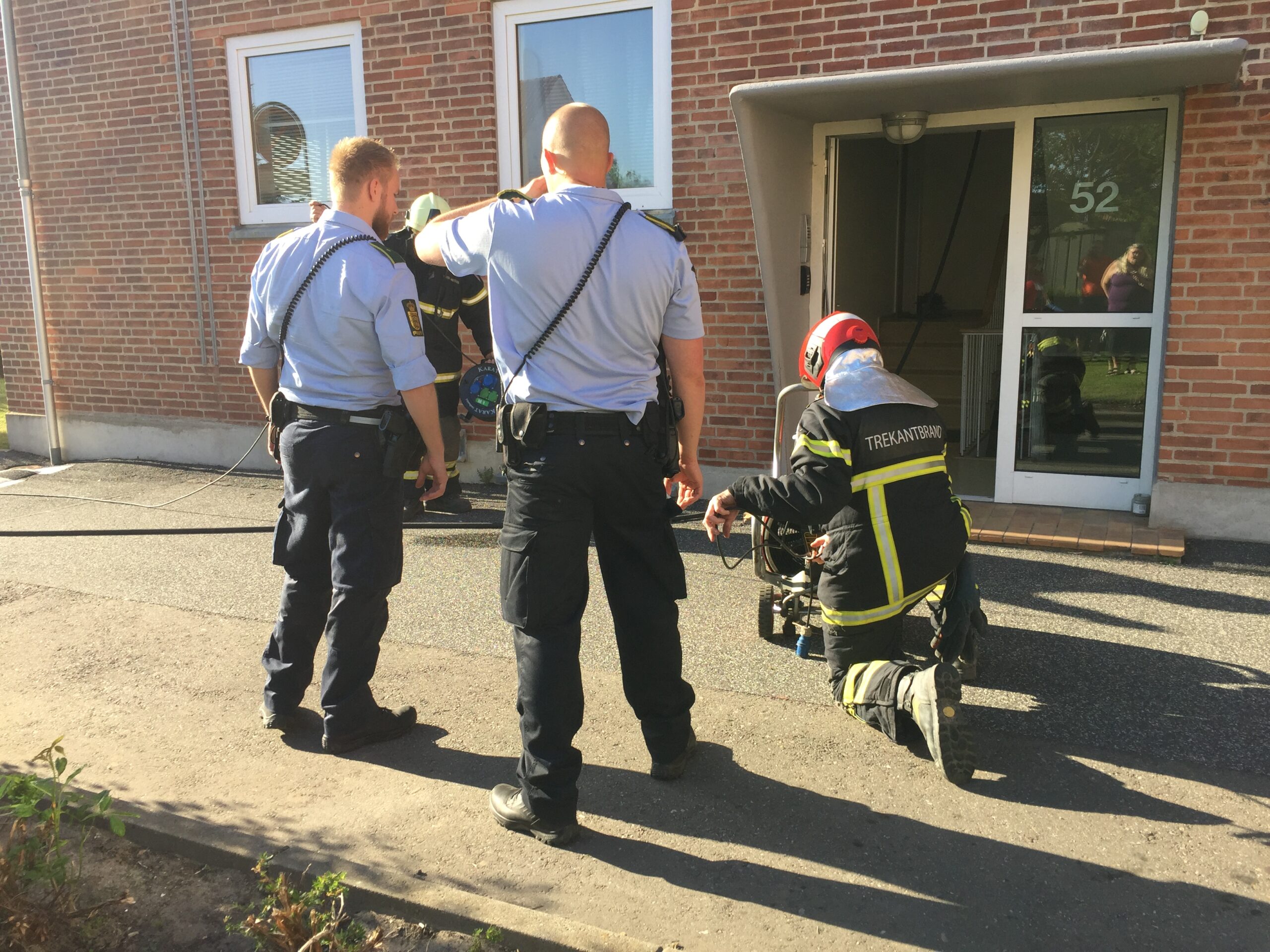 Ild i lejlighed på Luthersvej i Fredericia