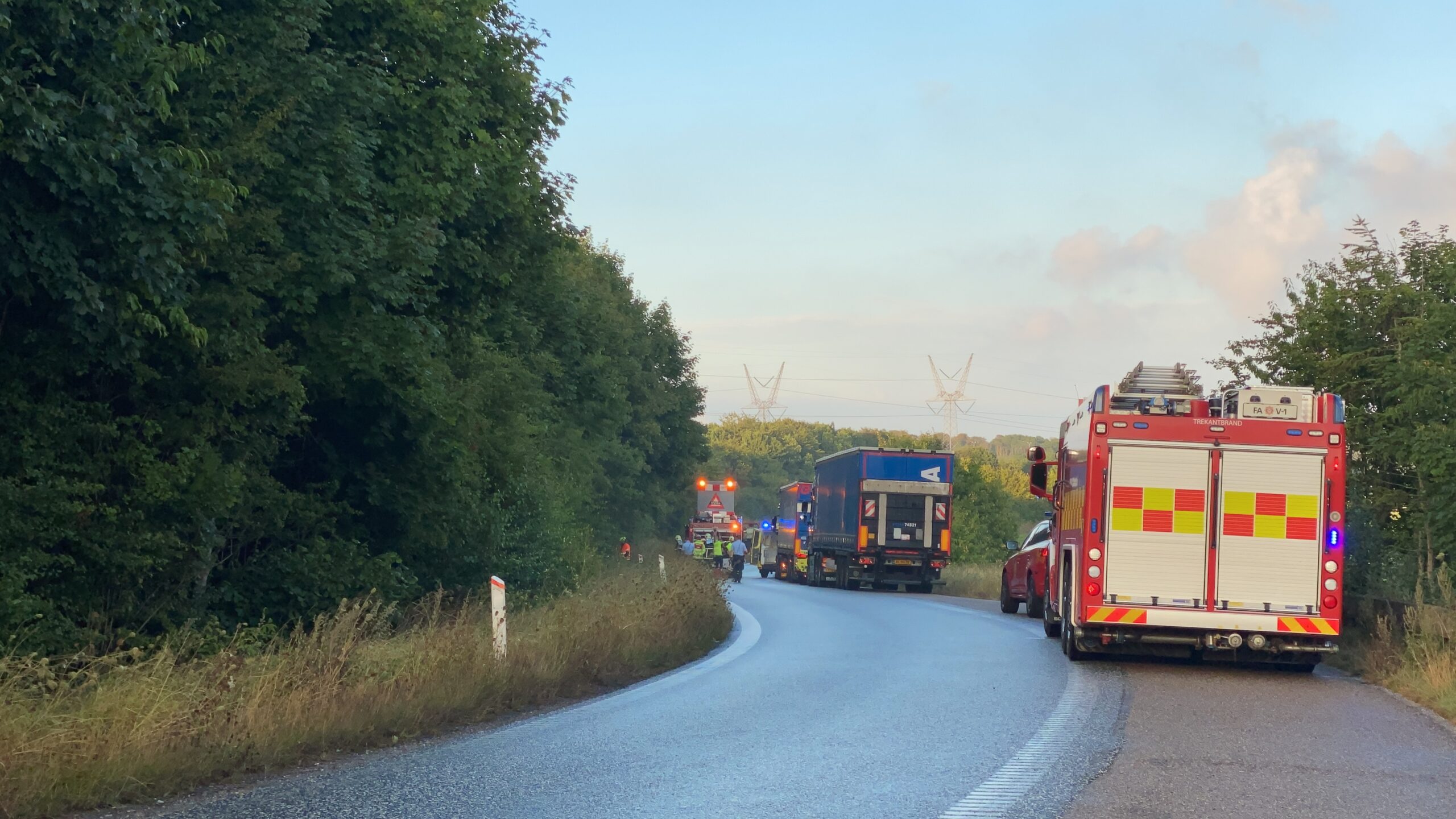 Solouheld på Taulovmotorvejen
