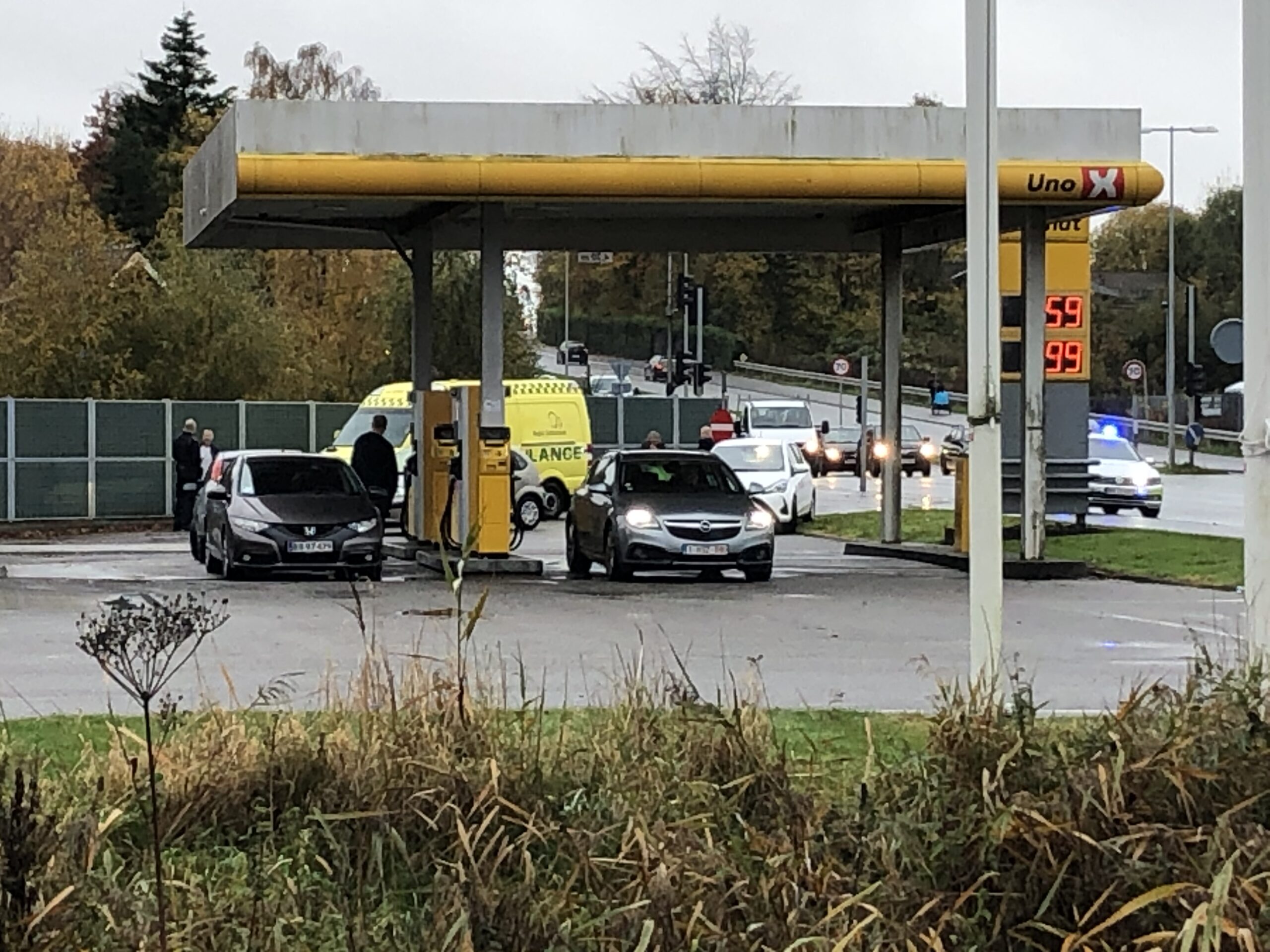 Færdselsuheld i lyskryds ved Rødebanke