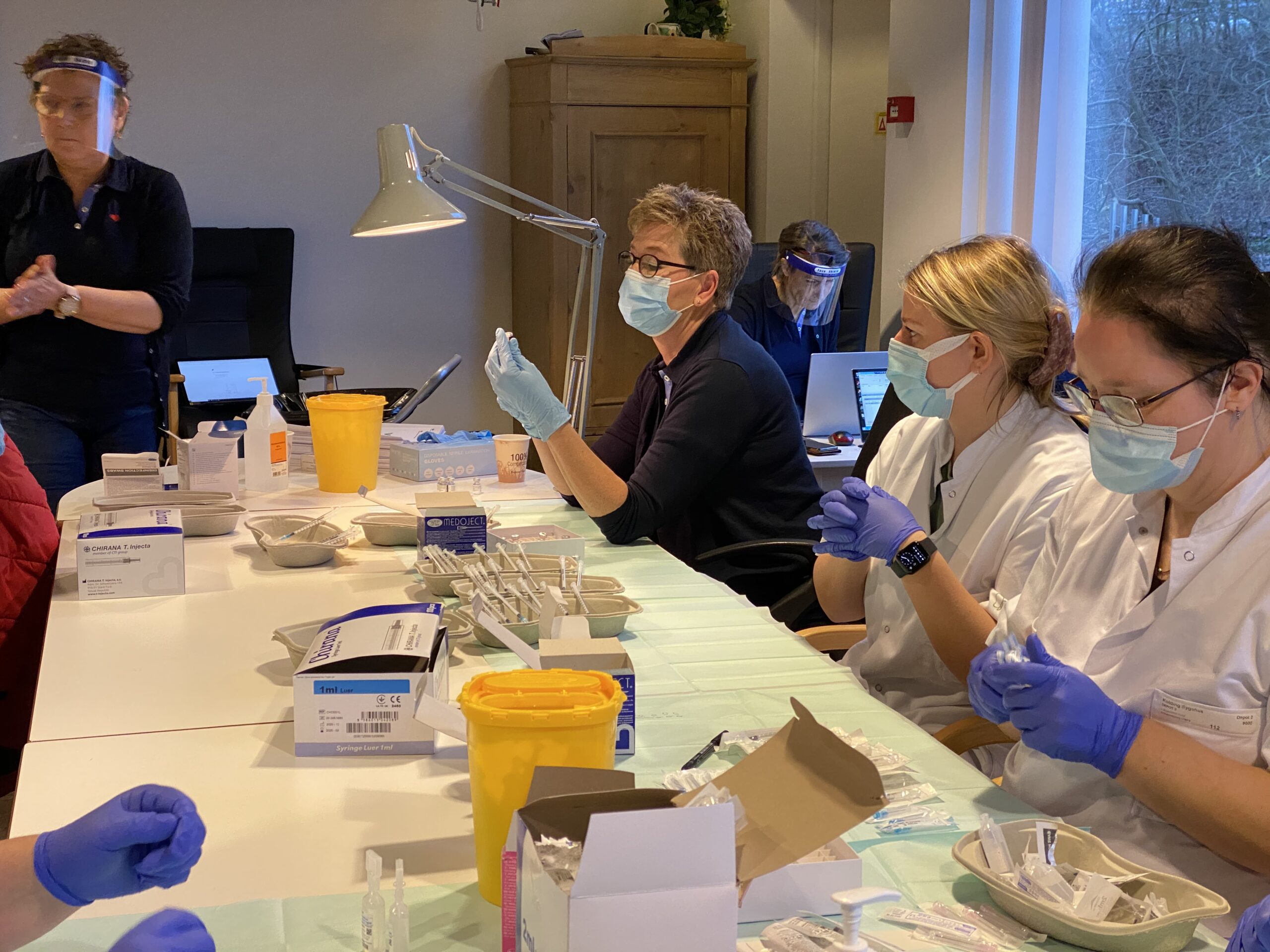 Status på vaccinationsindsatsen opgjort per 9. februar