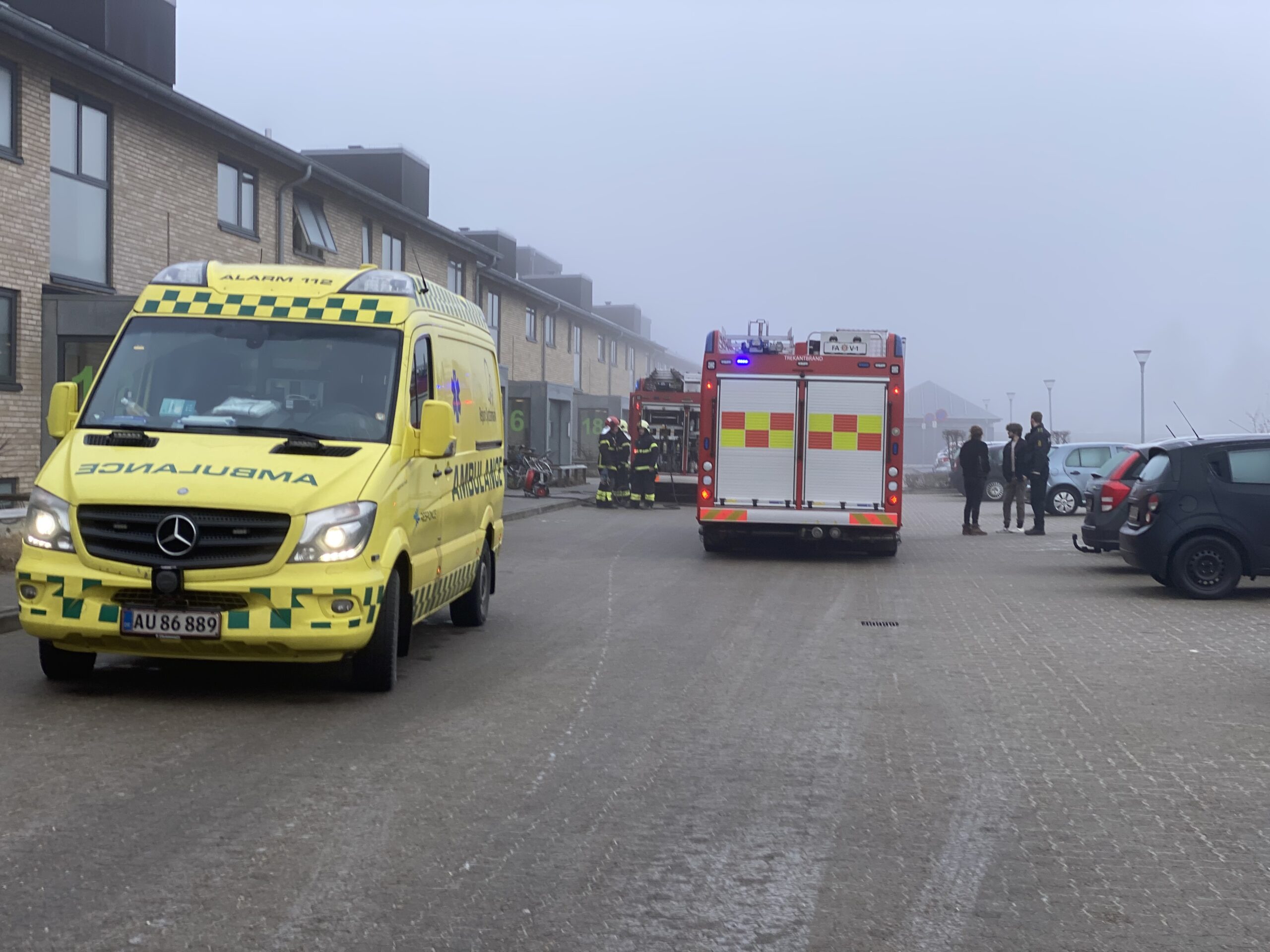 Brand på Blonds Allé